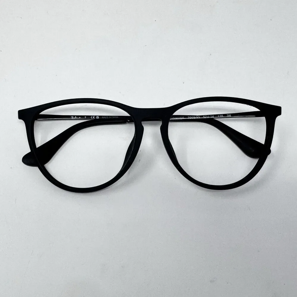 Ray-Ban Junior RJ9060SF 7005/55 Rubber Black Eyeglass Frames 52-14-135